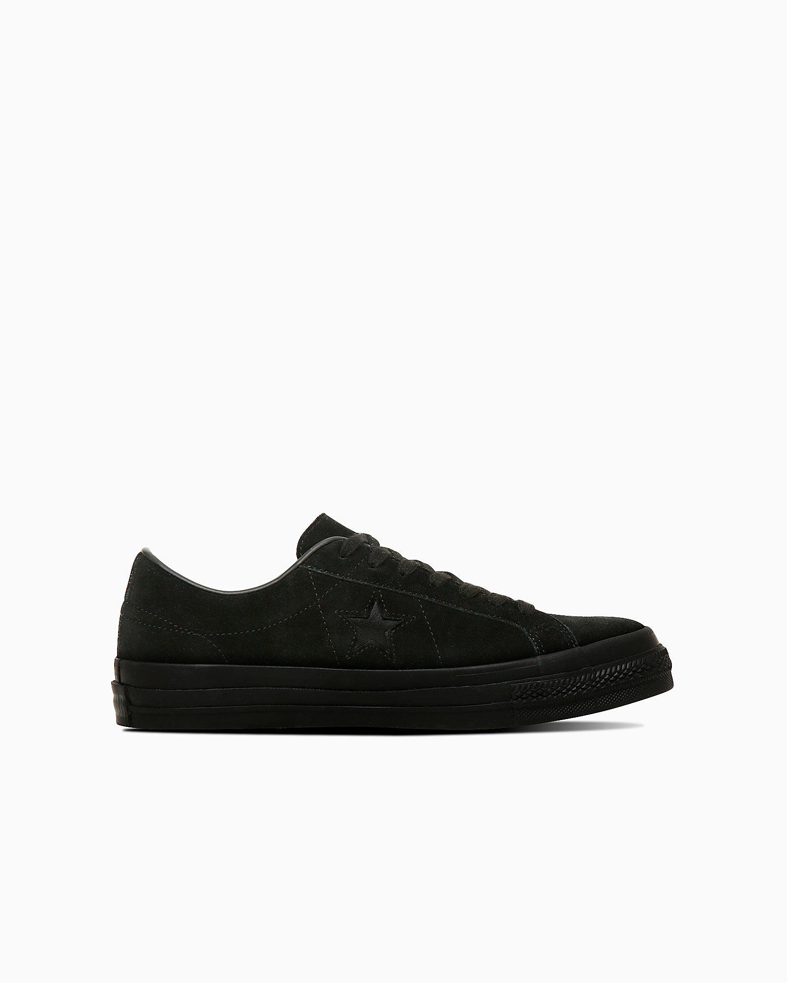 CONVERSE ONE STAR SUEDE - ブラックモノクローム - 3
