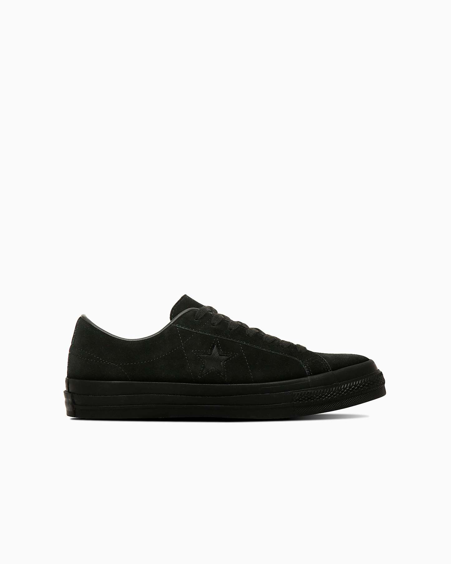 CONVERSE ONE STAR SUEDE - ブラックモノクローム - 3