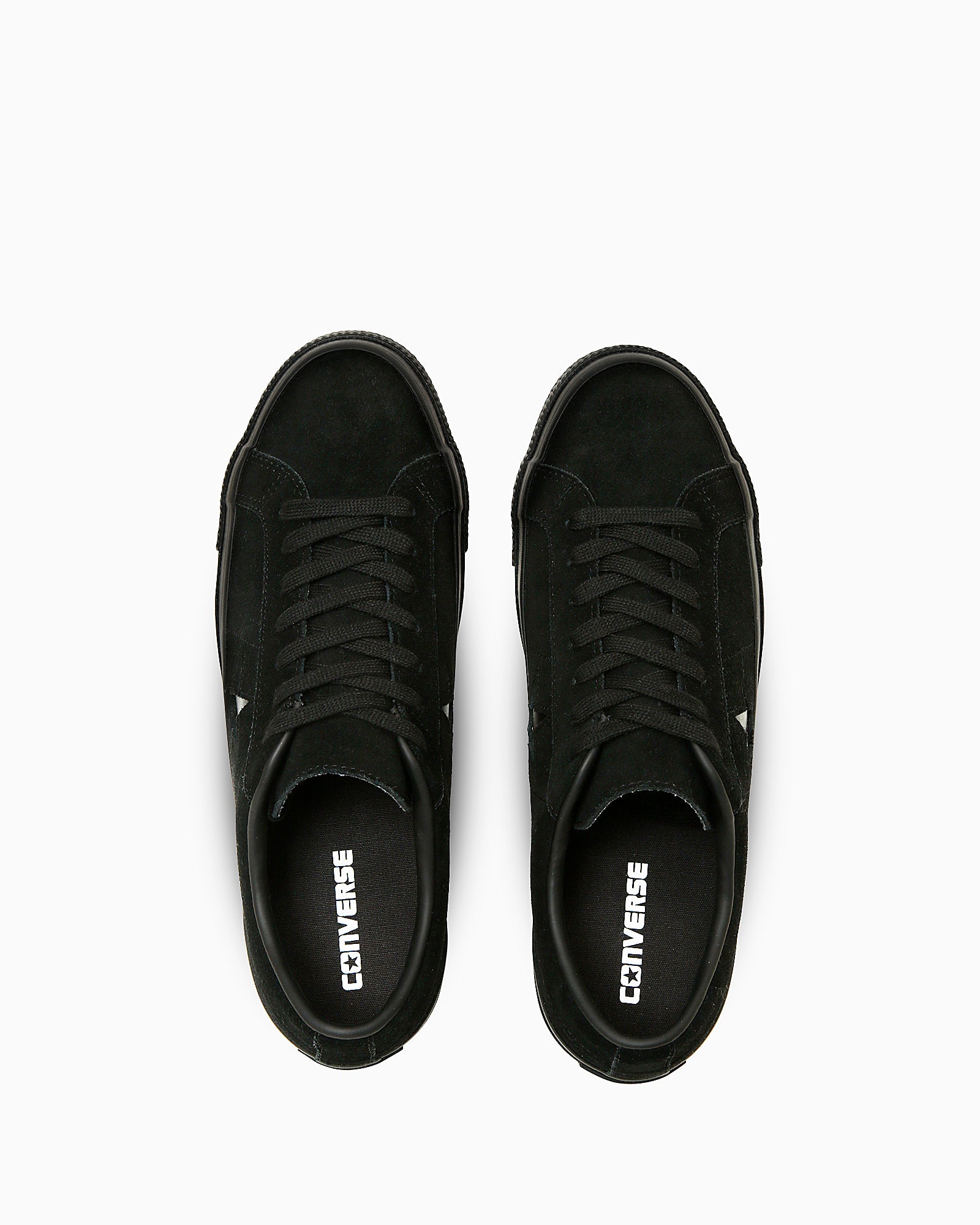 CONVERSE ONE STAR SUEDE - ブラックモノクローム - 4