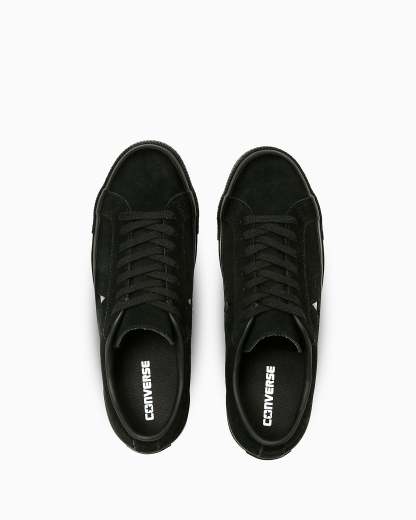 CONVERSE ONE STAR SUEDE - ブラックモノクローム - 4