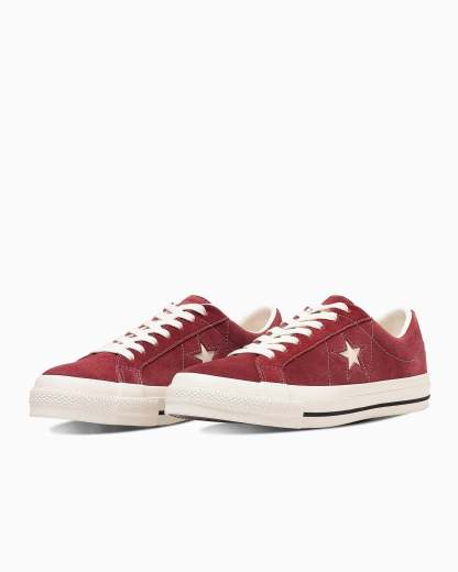 CONVERSE ONE STAR SUEDE - バーガンディー - 2