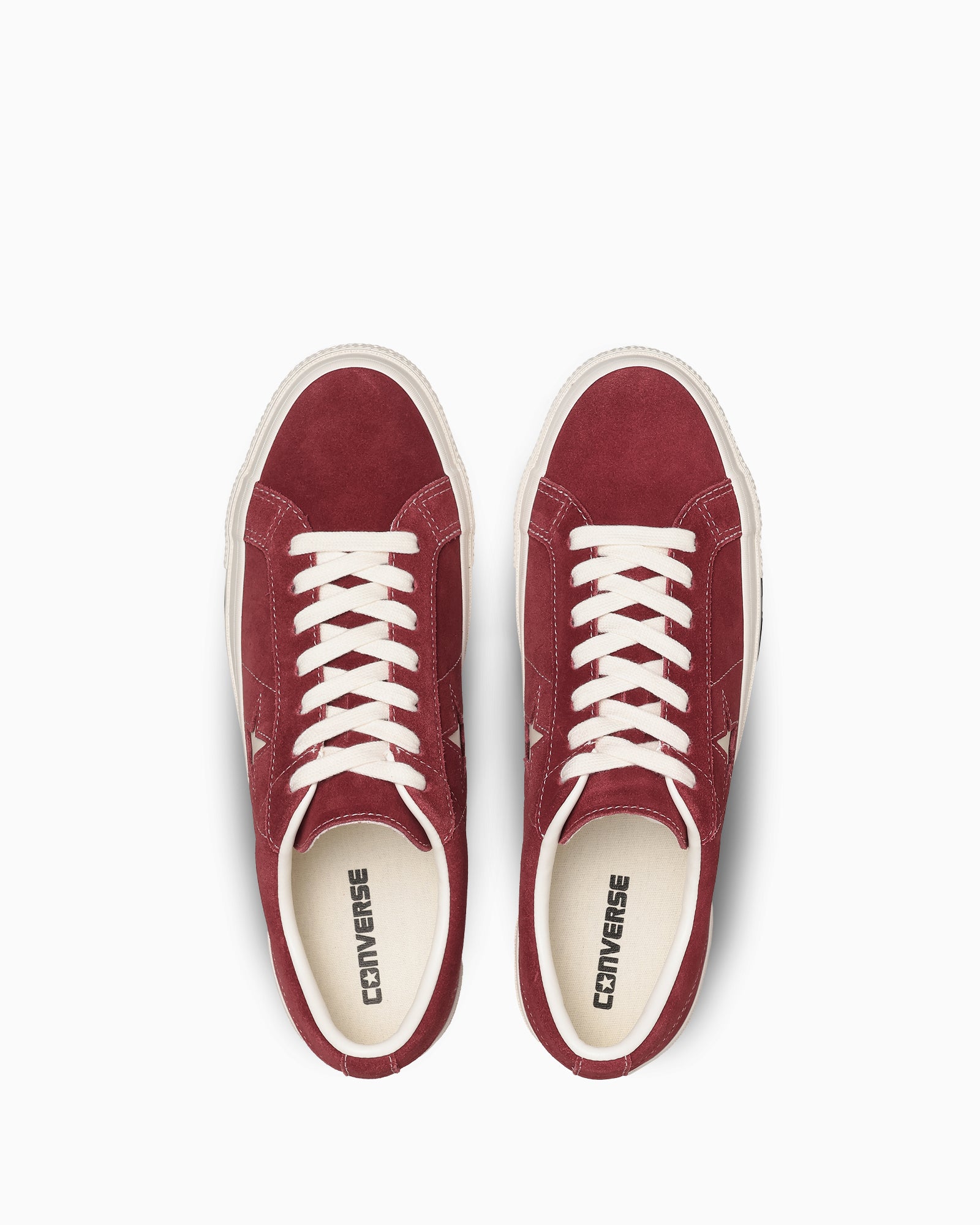 CONVERSE ONE STAR SUEDE - バーガンディー - 4