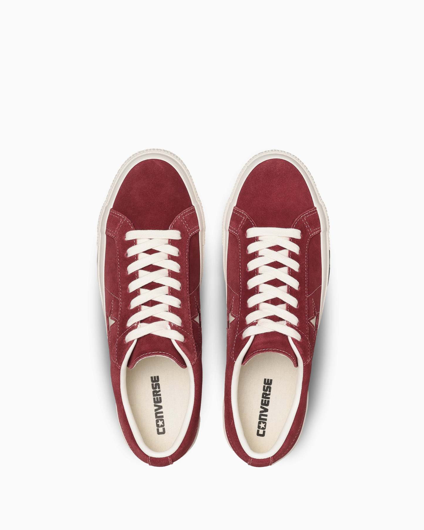 CONVERSE ONE STAR SUEDE - バーガンディー - 4