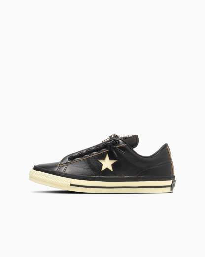 CONVERSE ONE STAR Z / Schott - ブラック/ホワイト - 1