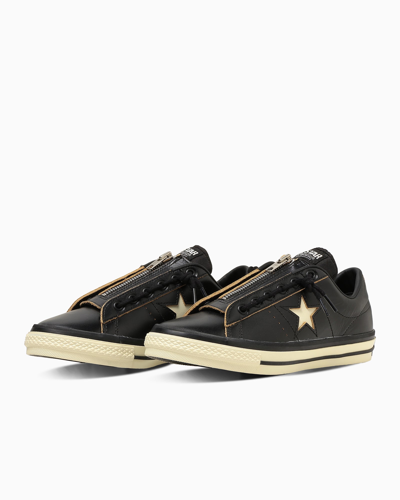 CONVERSE ONE STAR Z / Schott - ブラック/ホワイト - 2