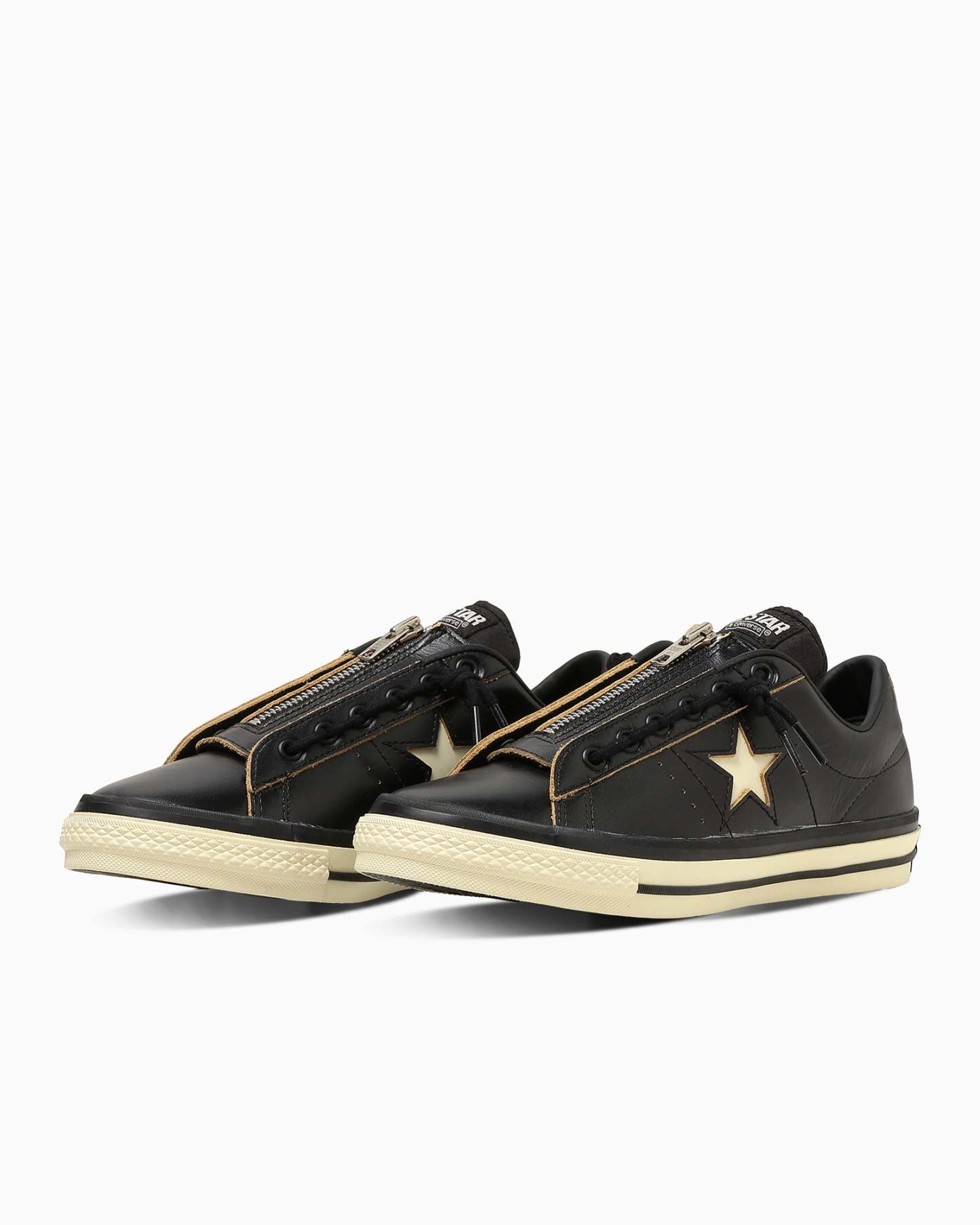 CONVERSE ONE STAR Z / Schott - ブラック/ホワイト - 2