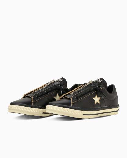 CONVERSE ONE STAR Z / Schott - ブラック/ホワイト - 2