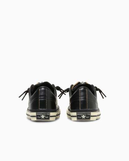 CONVERSE ONE STAR Z / Schott - ブラック/ホワイト - 5