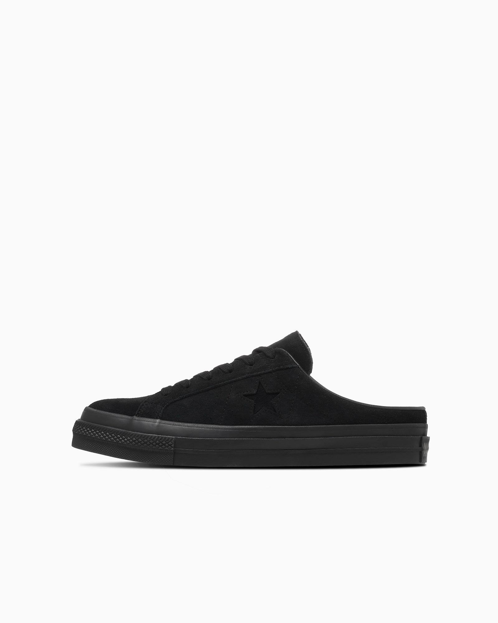 CONVERSE ONE STAR SUEDE MULE - ブラックモノクローム - 1