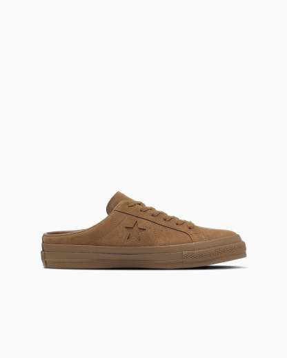 CONVERSE ONE STAR SUEDE MULE - ブラウン - 3