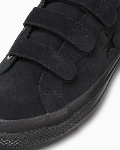 CONVERSE ONE STAR SUEDE V-3 - ブラックモノクローム - 7