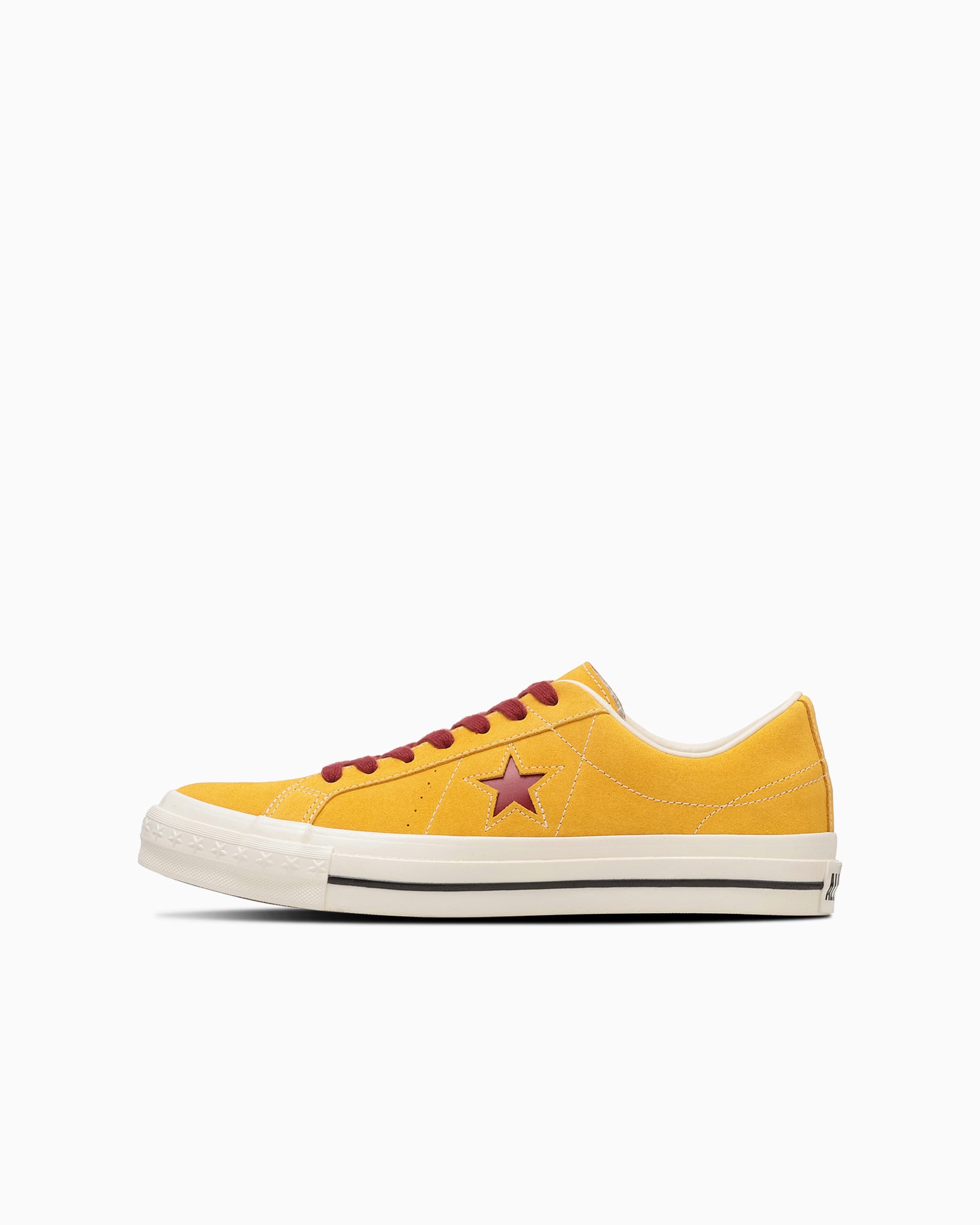 CONVERSE ONE STAR AGED SUEDE - ゴールド/レッド - 1