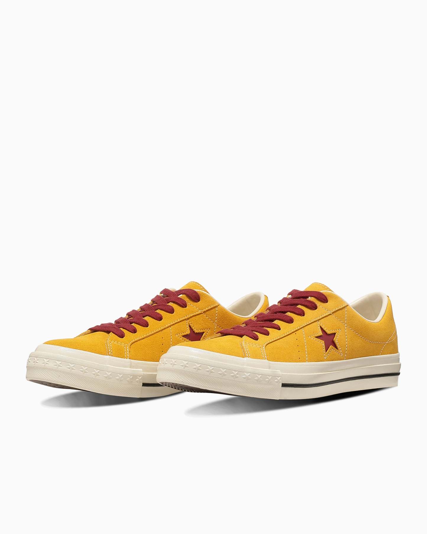 CONVERSE ONE STAR AGED SUEDE - ゴールド/レッド - 2