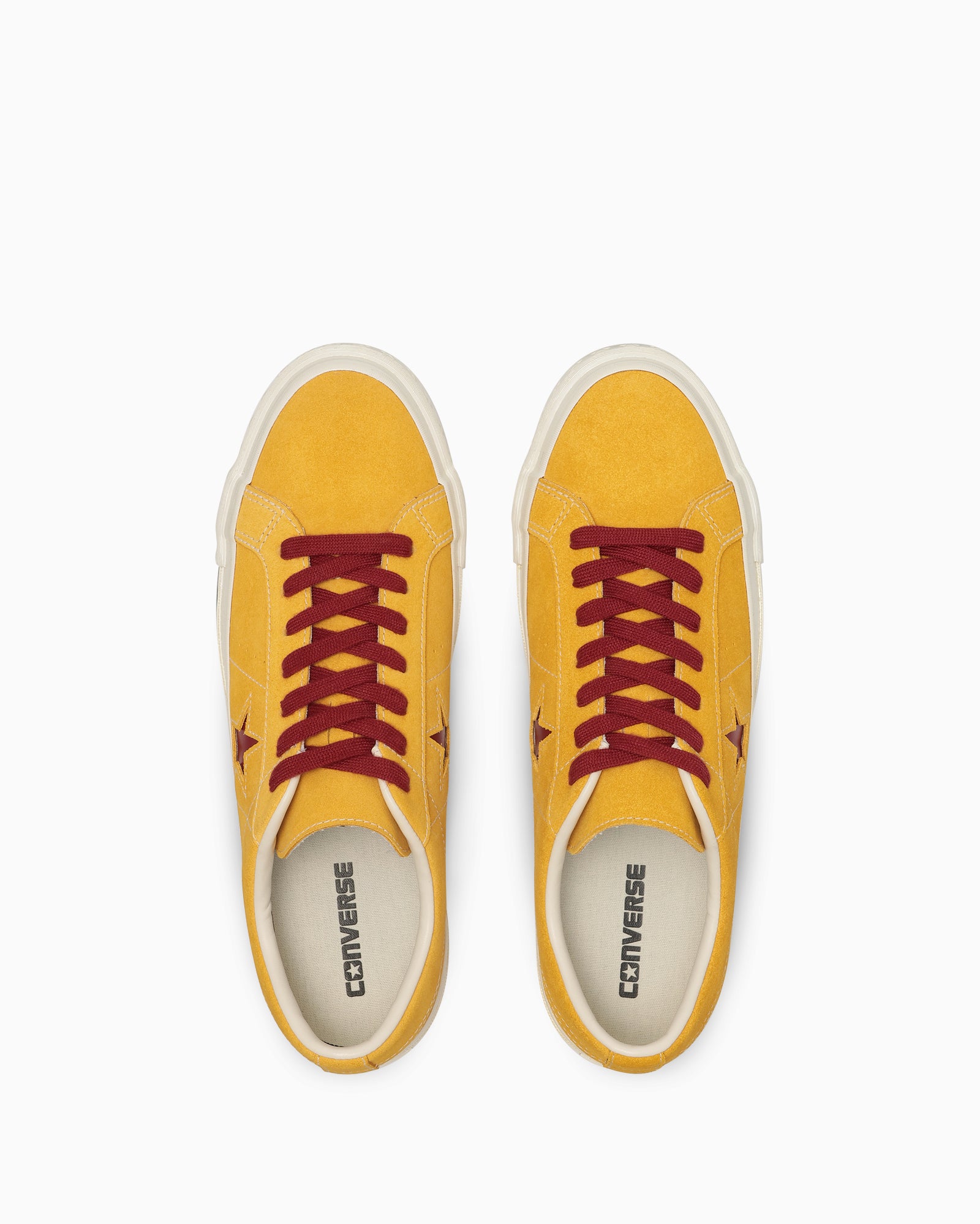 CONVERSE ONE STAR AGED SUEDE - ゴールド/レッド - 4