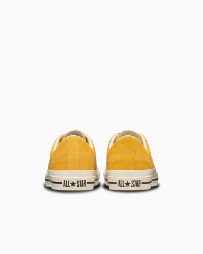 CONVERSE ONE STAR AGED SUEDE - ゴールド/レッド - 5