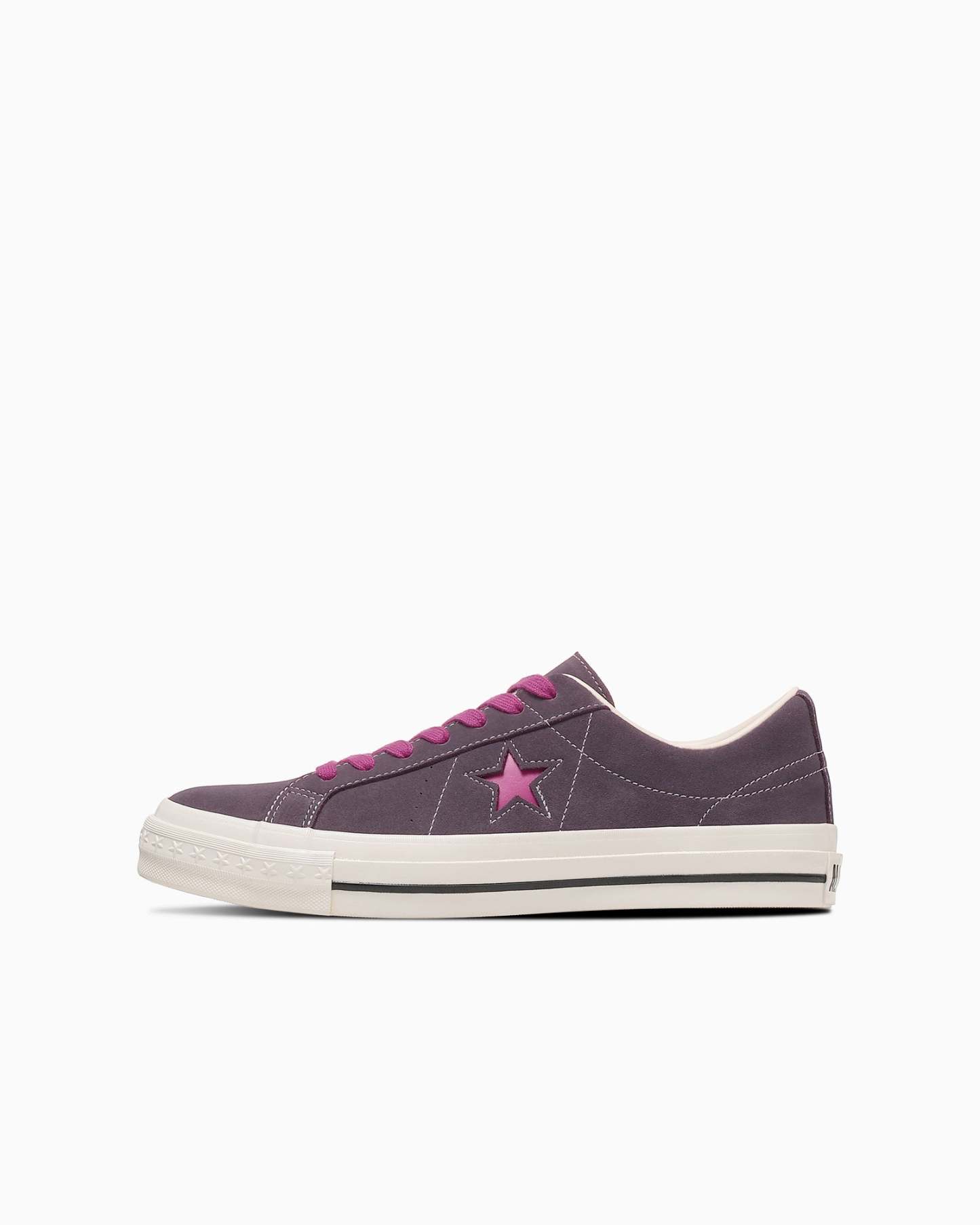 CONVERSE ONE STAR AGED SUEDE - パープル/ピンク - 1
