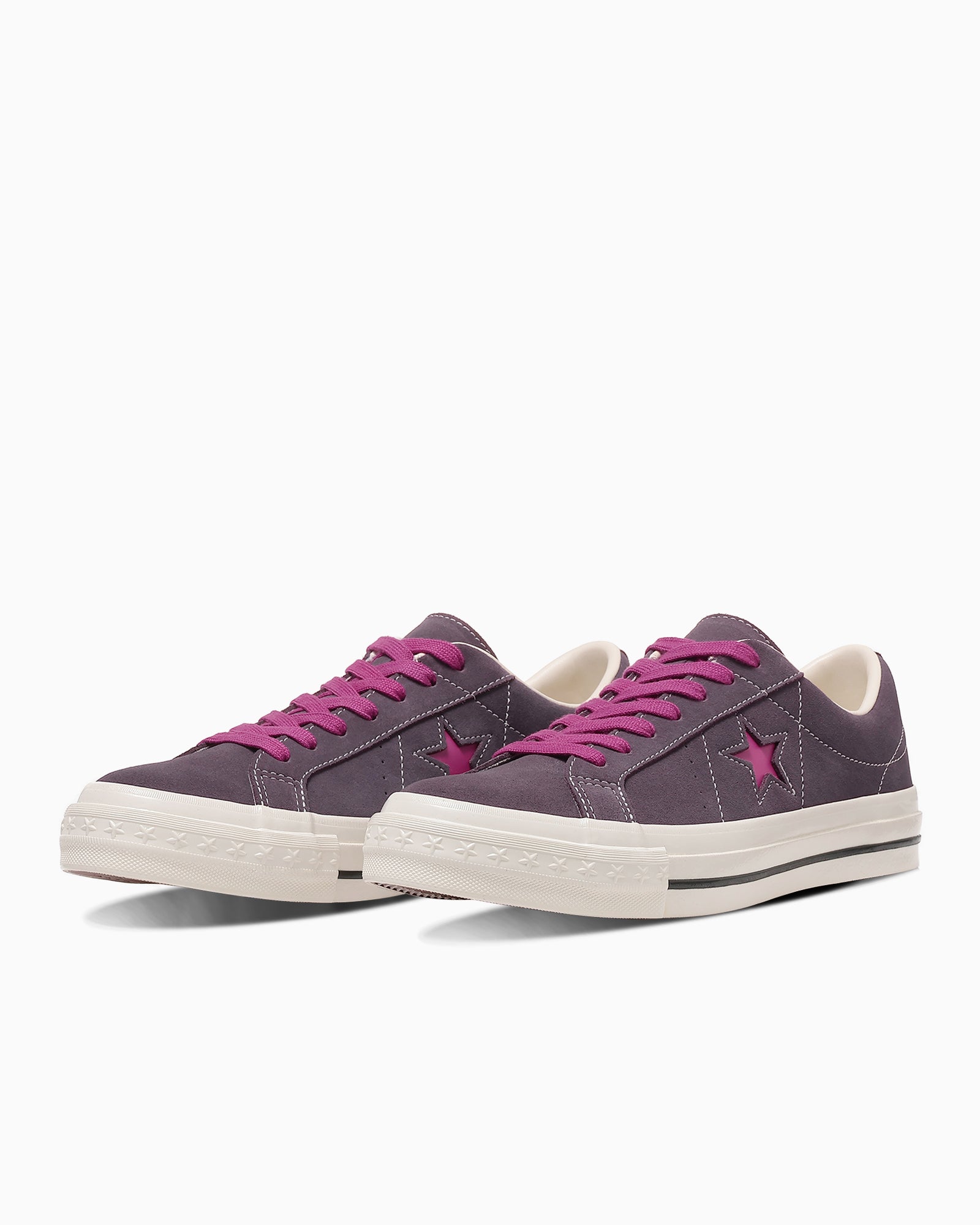 CONVERSE ONE STAR AGED SUEDE - パープル/ピンク - 2