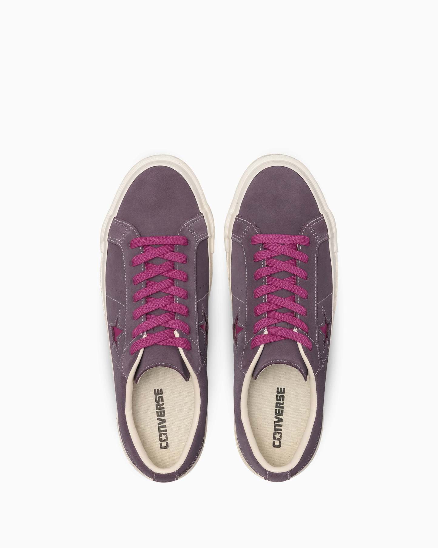 CONVERSE ONE STAR AGED SUEDE - パープル/ピンク - 4