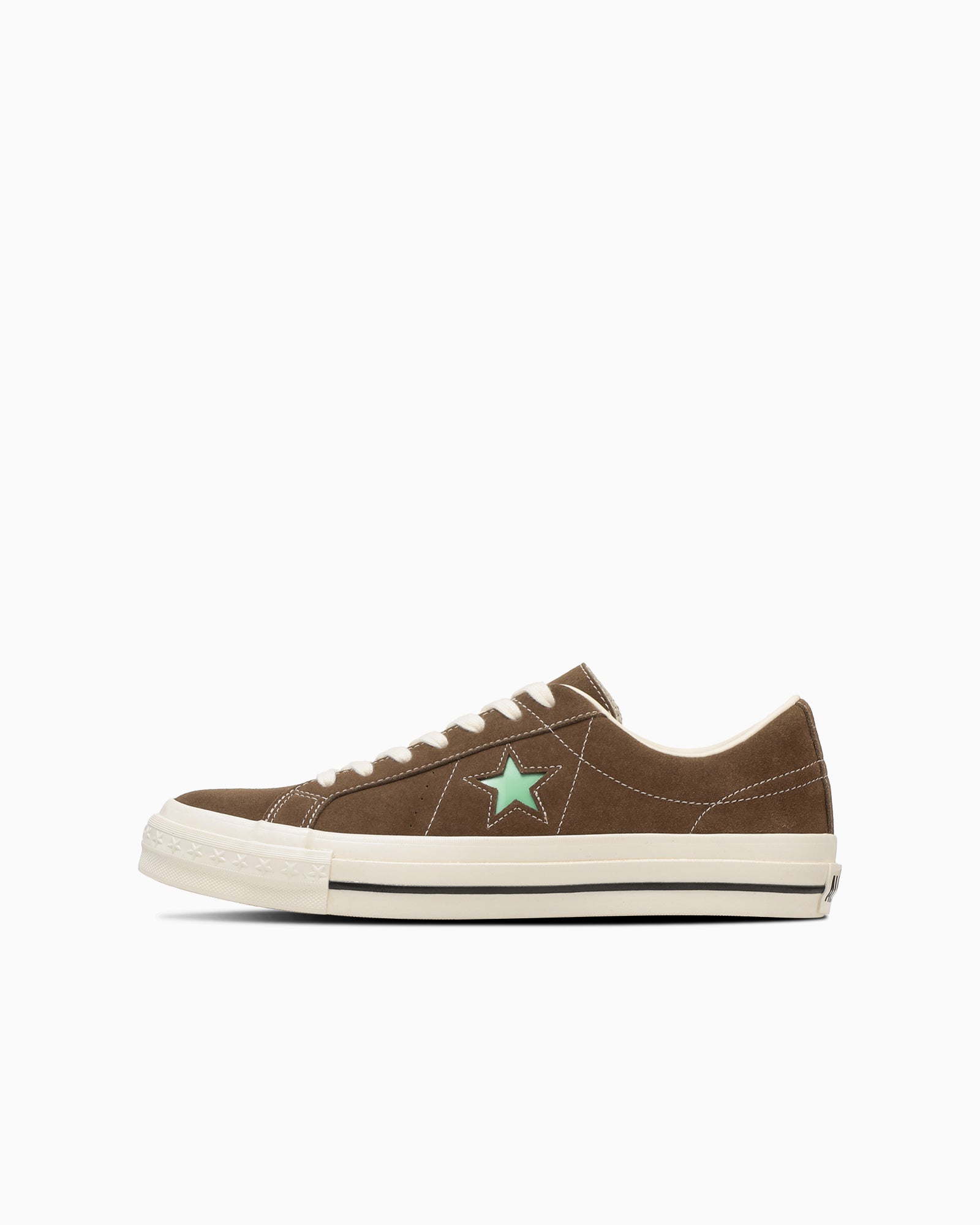 CONVERSE ONE STAR AGED SUEDE - ブラウン/ジェイドグリーン - 9