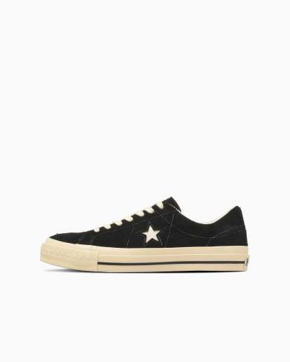 CONVERSE ONE STAR AGED SUEDE AG - ブラック - 1