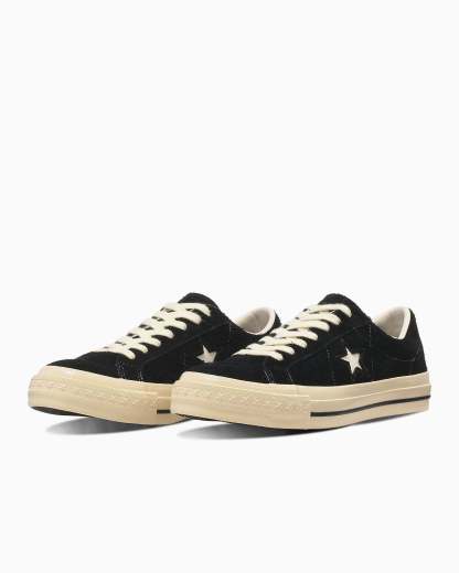 CONVERSE ONE STAR AGED SUEDE AG - ブラック - 2