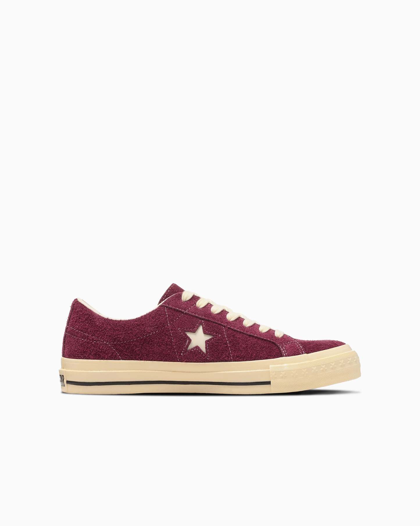 CONVERSE ONE STAR AGED SUEDE AG - バーガンディー - 3