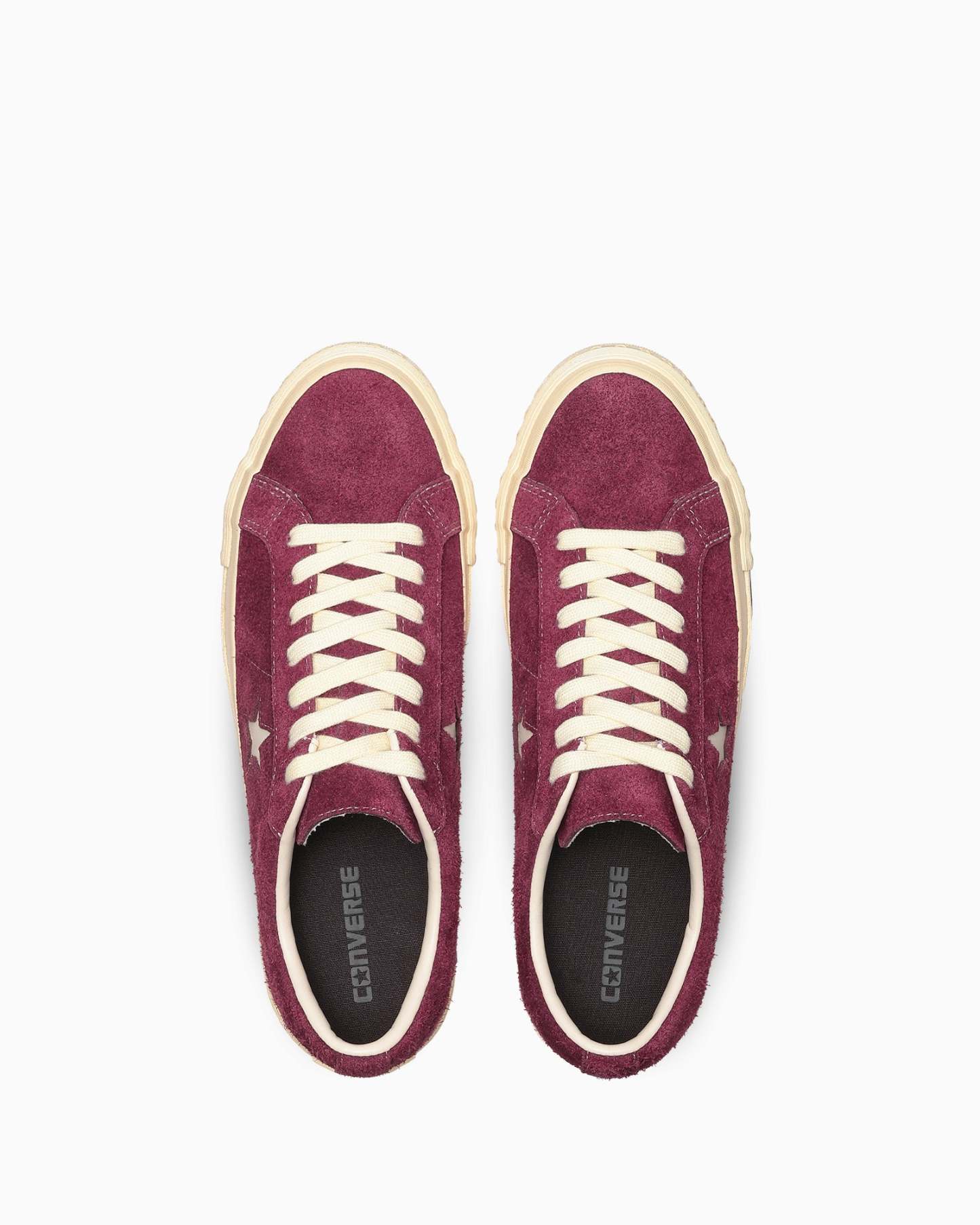 CONVERSE ONE STAR AGED SUEDE AG - バーガンディー - 4