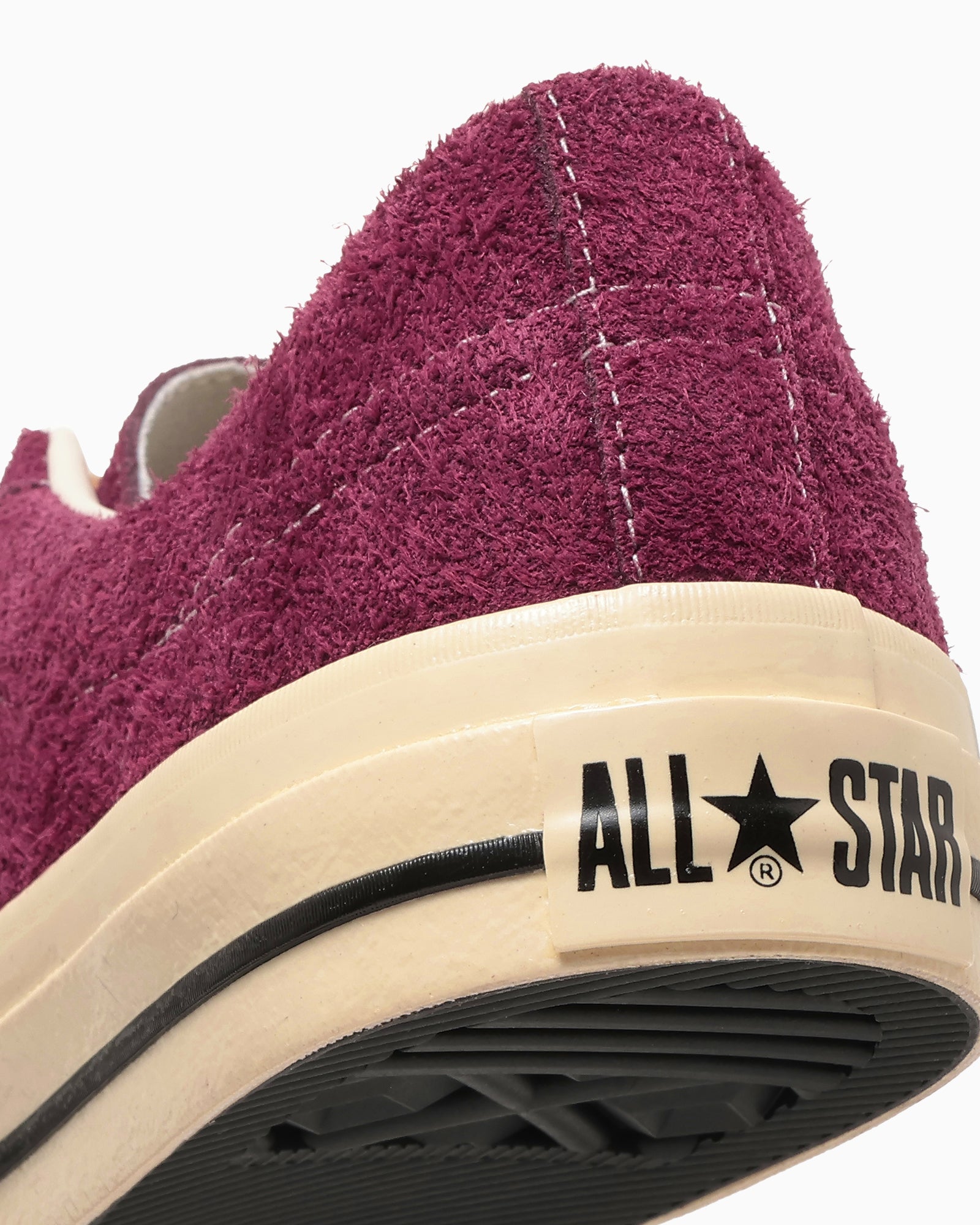 CONVERSE ONE STAR AGED SUEDE AG - バーガンディー - 8