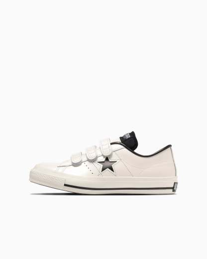 CONVERSE ONE STAR J V-3 - ホワイト／ブラック - 1