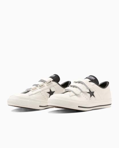 CONVERSE ONE STAR J V-3 - ホワイト／ブラック - 2