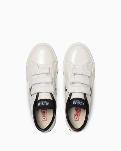CONVERSE ONE STAR J V-3 - ホワイト／ブラック - 4