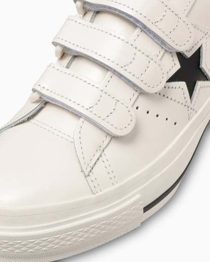CONVERSE ONE STAR J V-3 - ホワイト／ブラック - 7