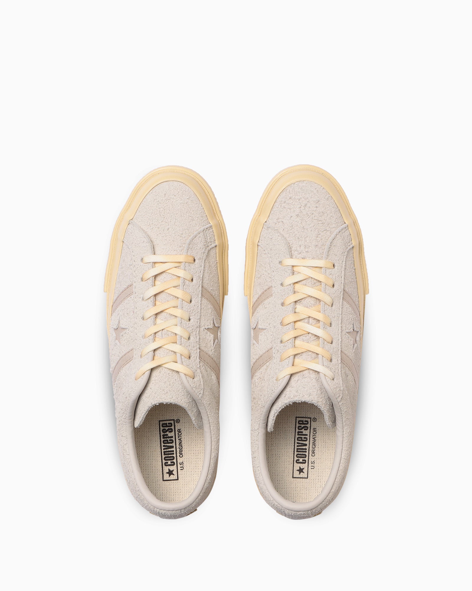 CONVERSE STAR&BARS US SUEDE - ホワイト/グレイ - 4