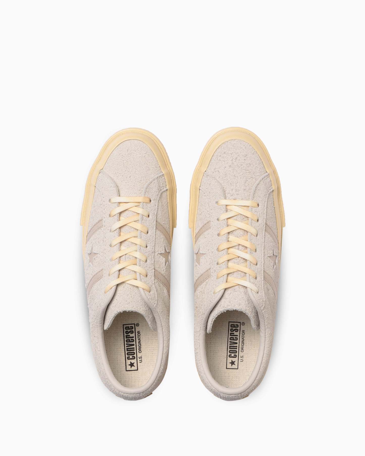 CONVERSE STAR&BARS US SUEDE - ホワイト/グレイ - 4