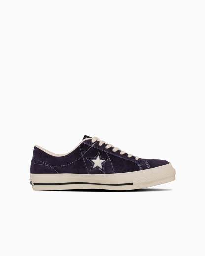 CONVERSE ONE STAR J SUEDE - パープル - 3