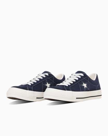 CONVERSE ONE STAR SUEDE - ネイビー - 2