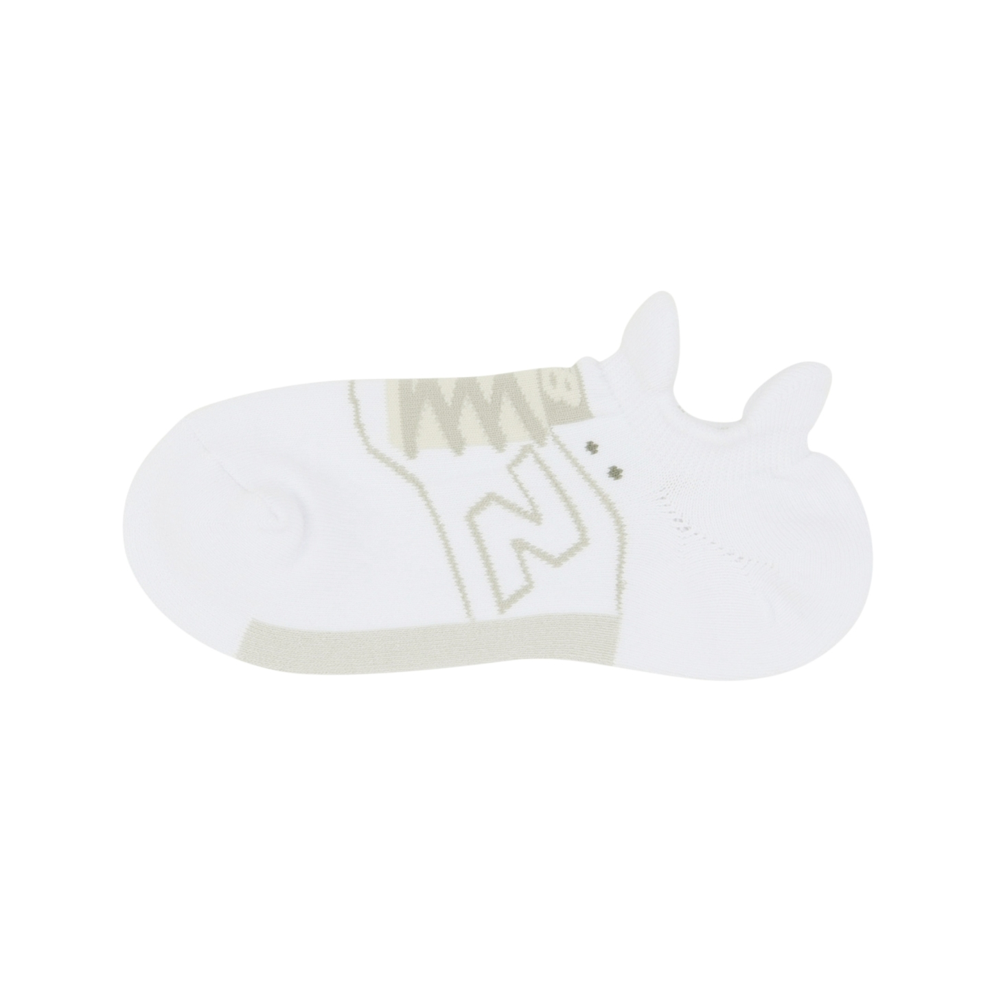 New Balance スニーカー柄パイルソックス, LAS35701WT