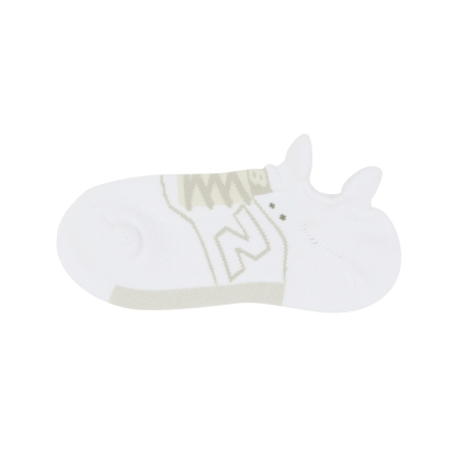 New Balance スニーカー柄パイルソックス, LAS35701WT
