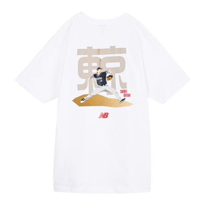 New Balance 大谷翔平シグネチャー Made in USA ショートスリーブTシャツ #2, MT61E50SWT