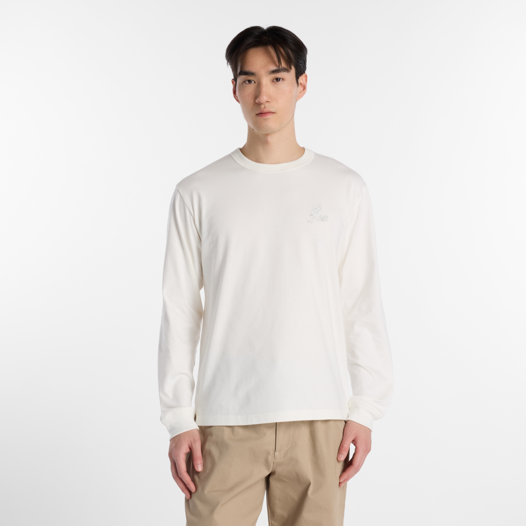 New Balance 大谷翔平シグネチャーヘビーオンス長袖Tシャツ, MT61035MSST