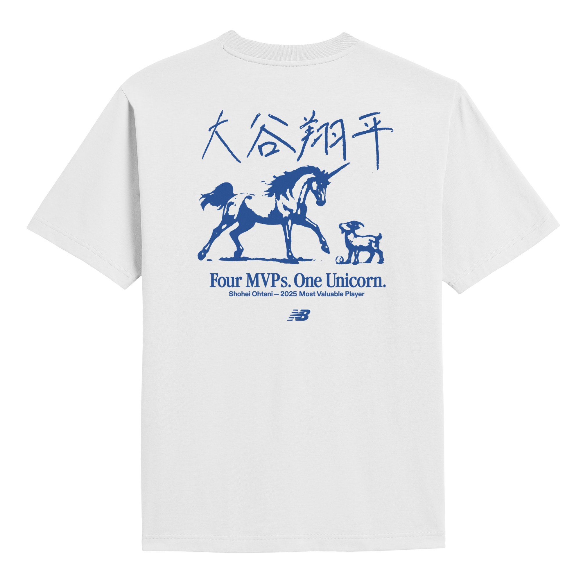 New Balance 大谷翔平 Unicorn ショートスリーブTシャツ2025, AMT55399WT