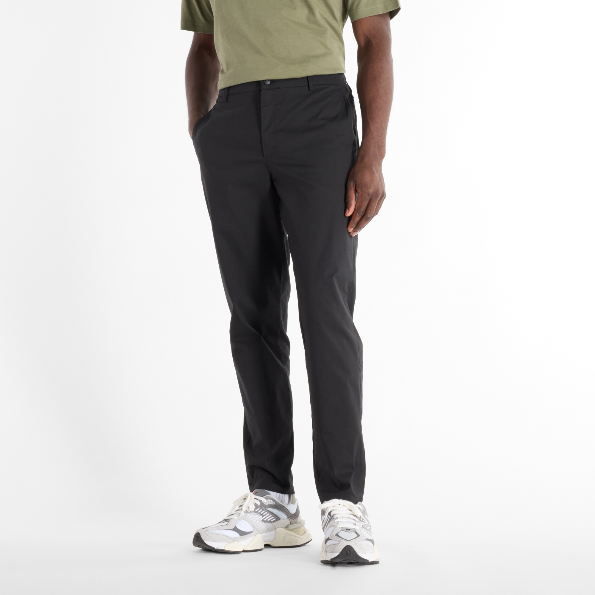 New Balance Athletics スタンダード テーパード パンツ 30インチ, MP43554BK