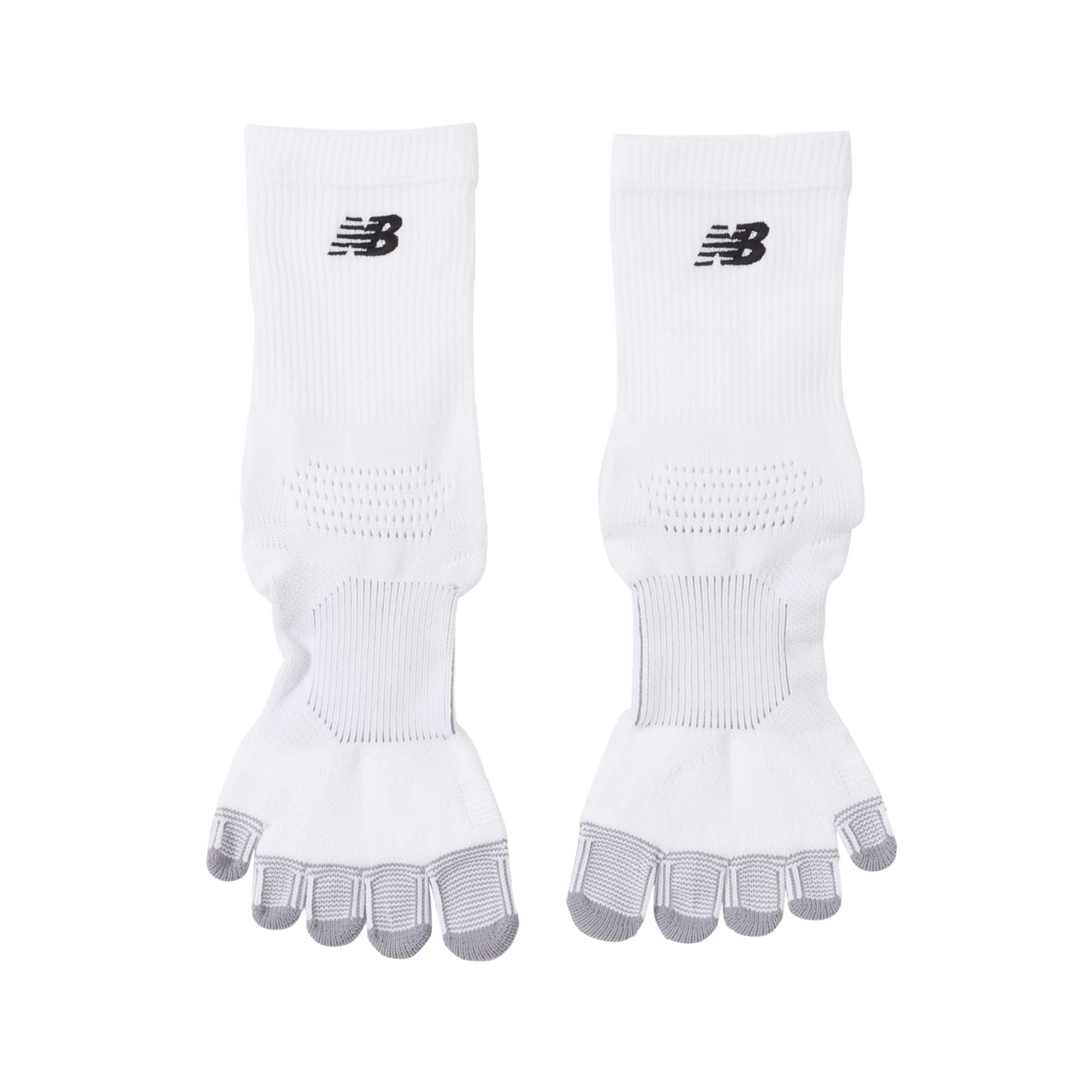 New Balance 5本指グリップソックス, LAS45682WT