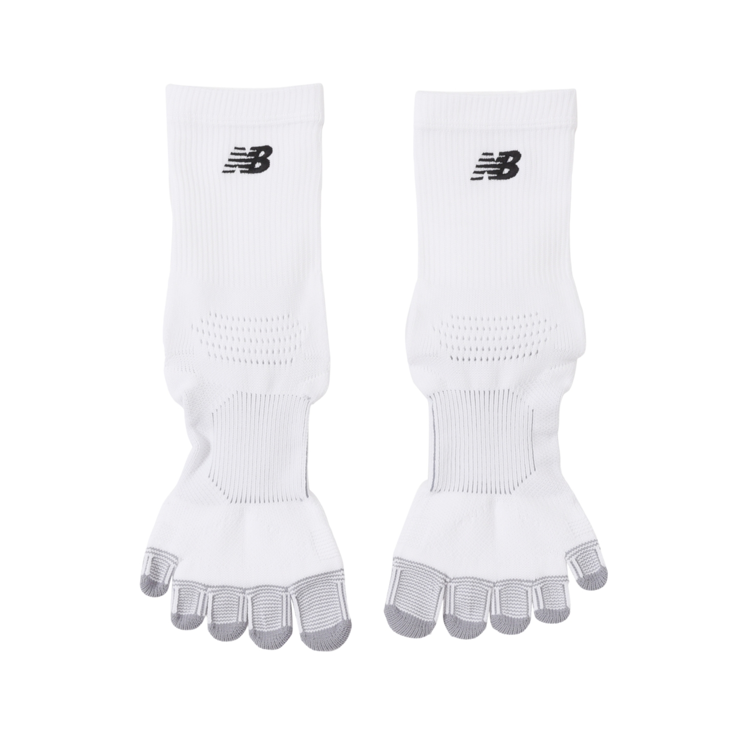 New Balance 5本指グリップソックス, LAS45682WT