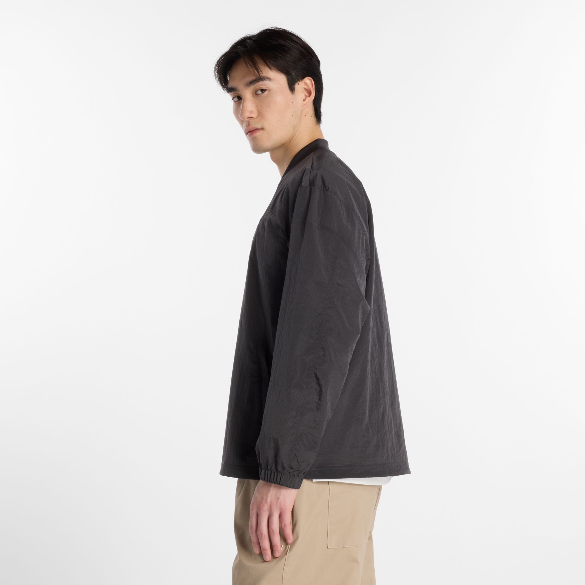 New Balance 大谷翔平シグネチャークリンクルナイロンジャケット, MJ61T0GGABR