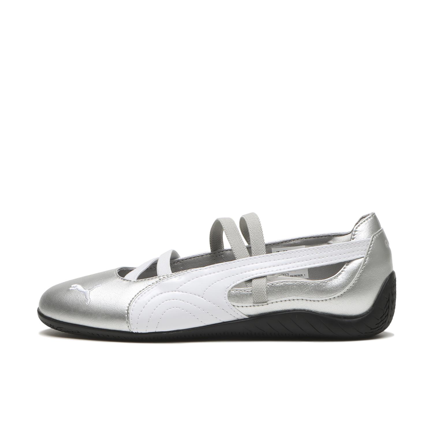 PUMA W SPEEDCAT BALLET METALLIC - 01SILVER/WH