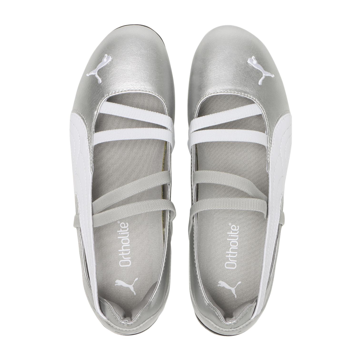PUMA W SPEEDCAT BALLET METALLIC - 01SILVER/WH