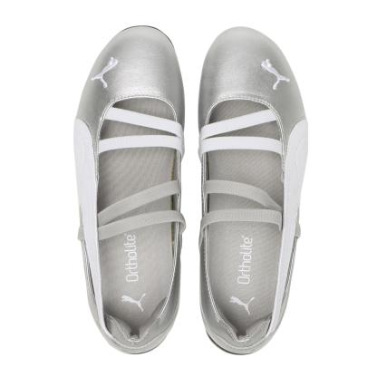 PUMA W SPEEDCAT BALLET METALLIC - 01SILVER/WH