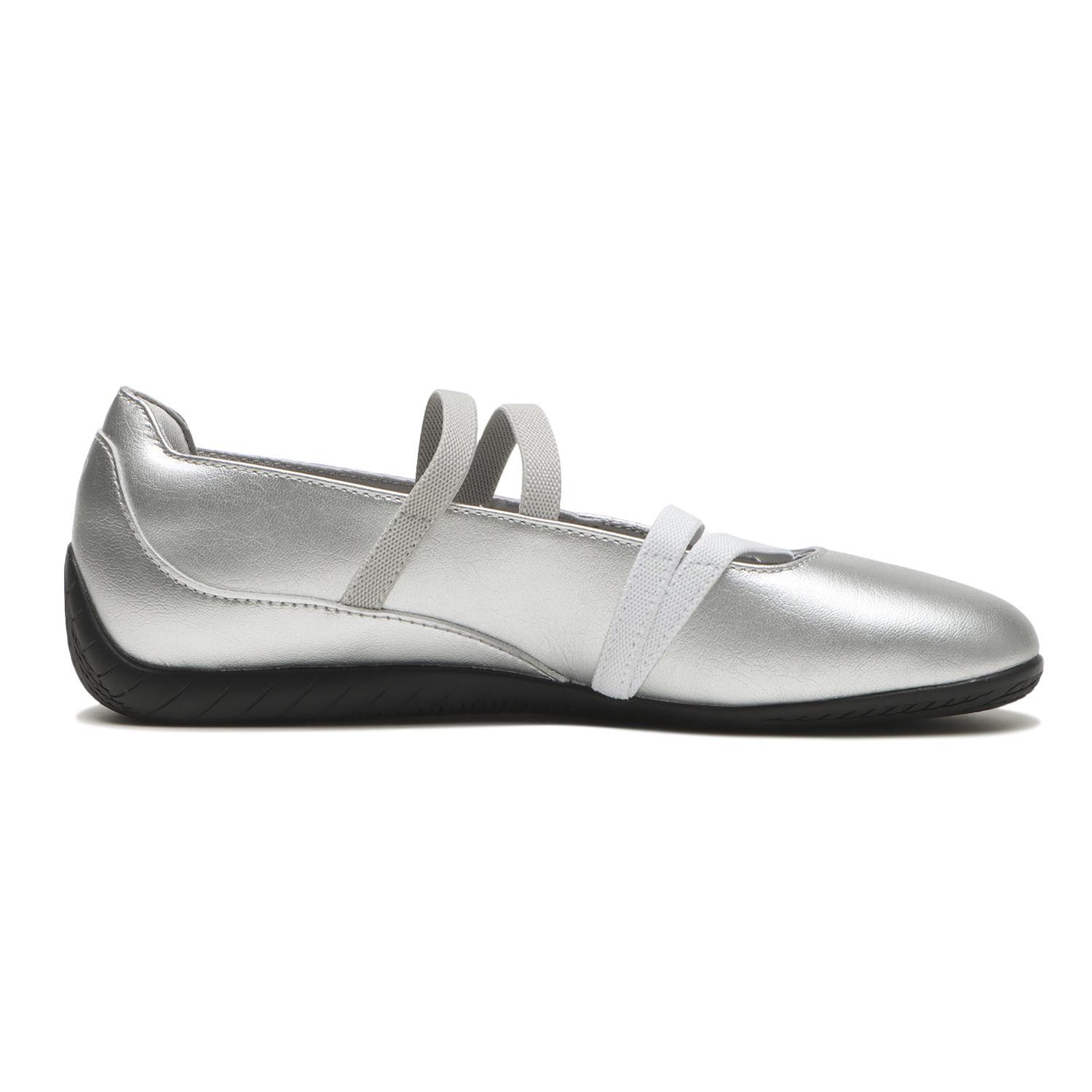 PUMA W SPEEDCAT BALLET METALLIC - 01SILVER/WH