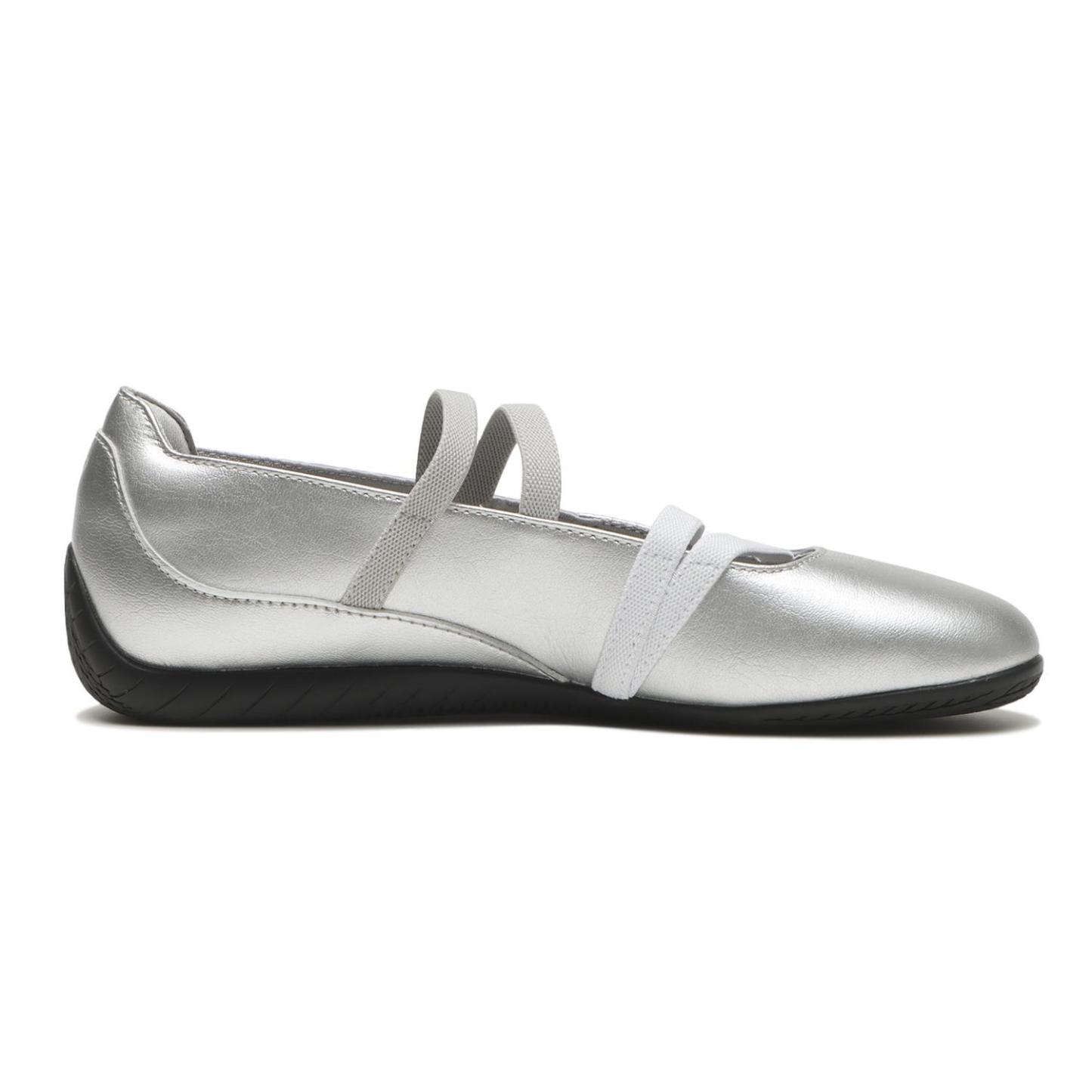 PUMA W SPEEDCAT BALLET METALLIC - 01SILVER/WH